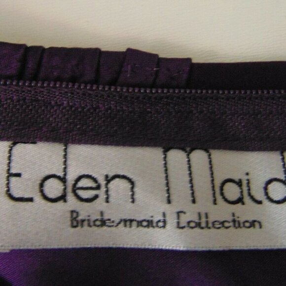 EDEN MAIDS Purple Strapless Formal Dress - Picture 6 of 7